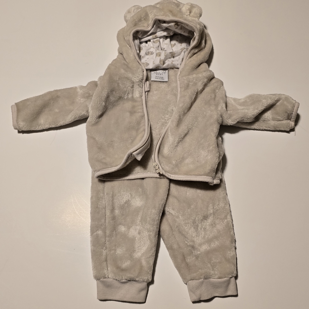Rene Rofe Baby Hooded Sweatshirt And Sweatpants Set